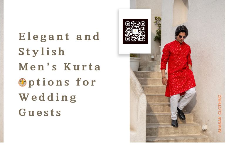 Elegant and Stylish Mens Kurta Options for Wedding Guests