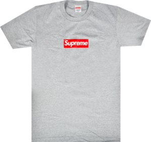Supreme-Grey-Box-Logo-T-Shirt
