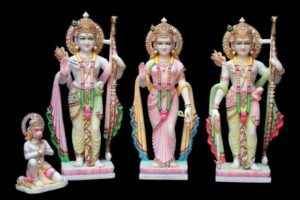 The advantages of having a marble statue of Ram Darbar made by hand.