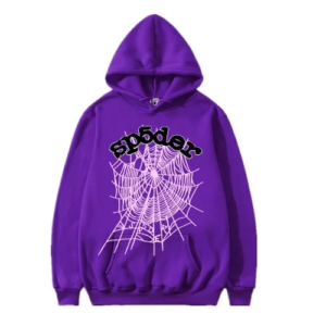 The Allure of the Purple Sp5der Hoodie: A Fusion of Style, Comfort, and Cultural Significance
